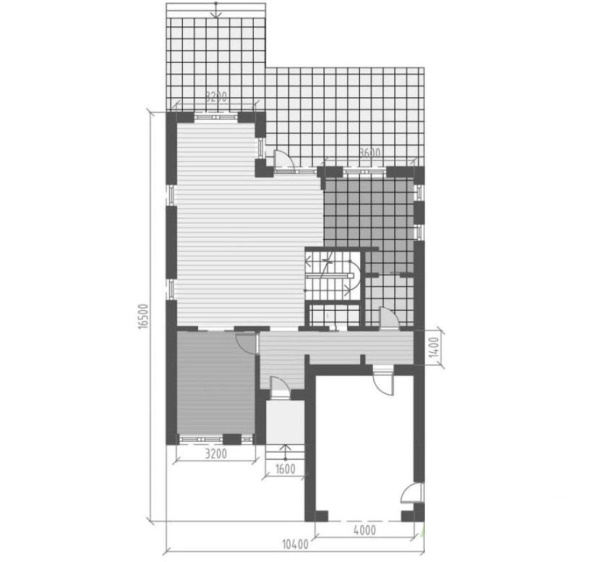 Проект 269 - дом из теплоблока 10 x 16 м - Дома из блоков 4