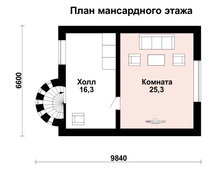 Проект 273 - дом из кирпича 15 x 11 м - Дома из блоков - 4 миниатюра