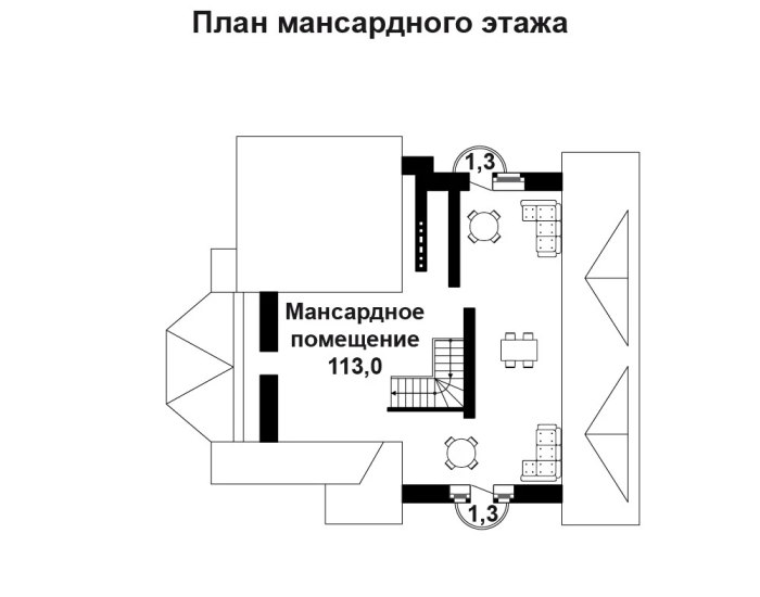 Проект 274 - дом из кирпича 15 x 11 м - Дома из блоков - 4 миниатюра