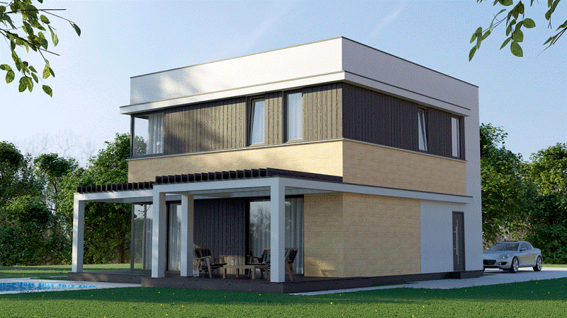 Проект 23-Д - дом из керамических блоков 13х9 - Дома из блоков - 2 миниатюра